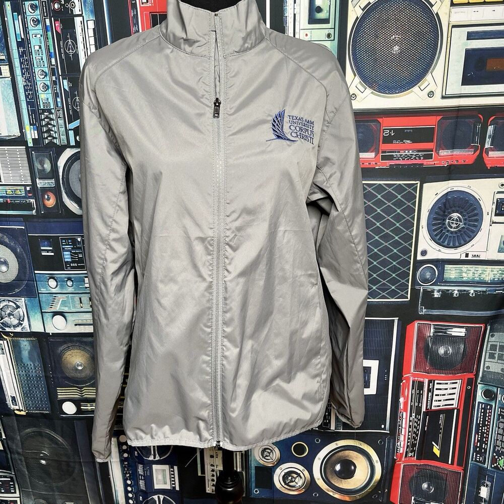 PORT AUTHORITY Texas A&M Corpus Christi Texas Windbreaker Jacket Size Small